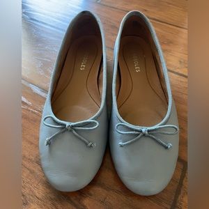 Aerosoles Size 9.5 Light Blue Flats